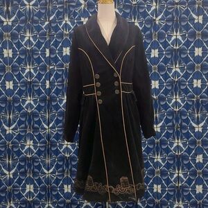 Doctor Who Navy Curduroy Coat